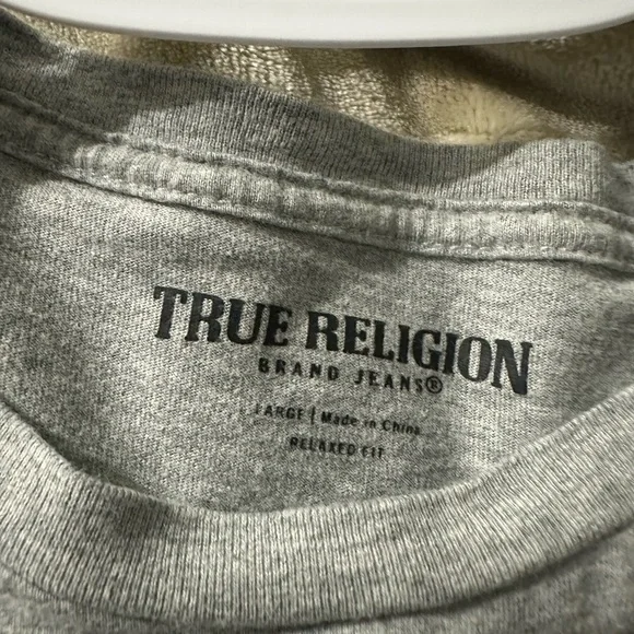 True Religion Heather Gray Tee - Picture 3 of 3